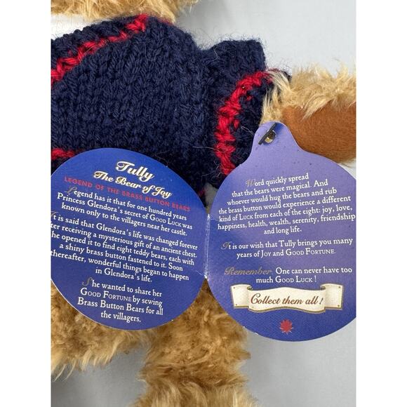 Brass Button Collectibles Premier Tully Bear Of Joy 10” Fully Jointed - Picture 6 of 10